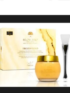 Below Zero Frozen Gold Firming Peel-Off Mask - Gold